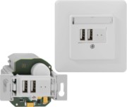 USB-Ladegerät UP 2-fach SV USB 2xUp rw 