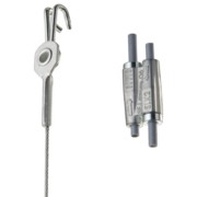 SLK mit Deckenhaken 1,5mm Stahlseil,L=2m SLK15L2DH 