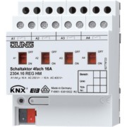 KNX Schaltaktor 4-fach REG Gehäuse 4TE 2304.16 REGHM 
