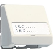 Datenanschlussgehäuse ws Schriftfeld 23x59mm 554 