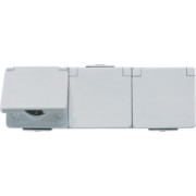SCHUKO-Steckdose 3-fach 16A 250V 623 W 