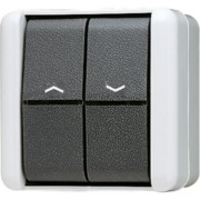 Jalousietaster 10A 250V Tas.1-pol. 839 VW 