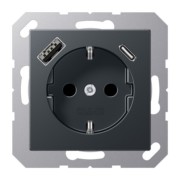 SCHUKO Steckdose mit USB Typ AC A 1520-15 CA ANM 