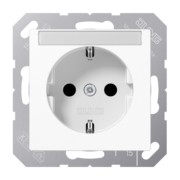 SCHUKO-Steckdose 16A 250V Schriftfeld bruchsi. A 1520 BFNA WW 