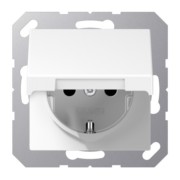 SCHUKO Steckdose 16 A 250 V,alpinweiß 1521 BFKL WW 