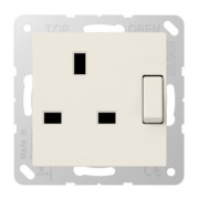 Abschaltbare Steckdose ws 13A 250V 2-pol.u.E A 3171 