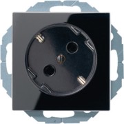SCHUKO-Steckdose sw 16A 250V 45Grad A 520-45 KI 