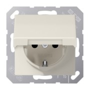 SCHUKO-Steckdose 16A 250V Klappdeckel ABAS 1520 KIKL 