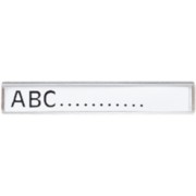 Abdeckung mit Einlage Schriftfeld 9 x 55mm AC 81 NA 