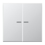 KNX RF Taster 2fach Aluminium AlMg1 Natu AL 10921 ST 