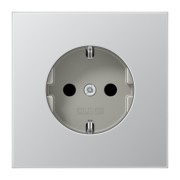 SCHUKO-Steckdose aluminium AL 1520 