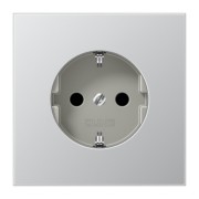 SCHUKO-Steckdose aluminium AL 1520 KI 