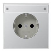 SCHUKO-Steckdose aluminium AL 1520 KINA 