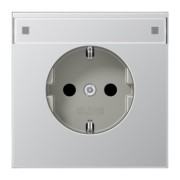 SCHUKO-Steckdose aluminium AL 1520 NA 