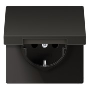 SCHUKO Steckdose 16A 250V, anthrazit AL 1521 KL AN 