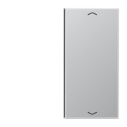 Taste 2-fach alu Symbol Auf/Ab AL 2402 TSAP 