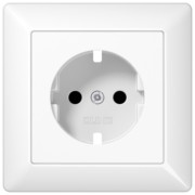 Zentralplatte f. SCHUKO-Steckdose AS 1520 KIPL WW 