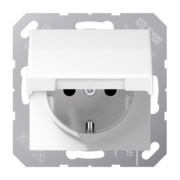 SCHUKO-Steckdose 16A 250V m.Klappdeckel AS 1520 NBFKL WW 