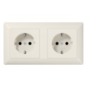 Kanal-SCHUKO-Steckdose 2-fach16A 250V AS 1522 BF 
