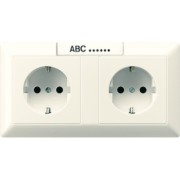 Kanal-SCHUKO-Steckdose 2-fach 16A 250V AS 1522 NA 