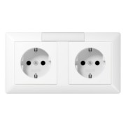Kanal-SCHUKO-Steckdose 2-fach 16A 250V AS 1522 NA WW 