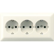 Kanal-SCHUKO-Steckdose 3-fach 16A 250V AS 523 BF 