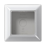 AP-Kappe 1-fach alu angeformter Rahmen AS 581 A AL 