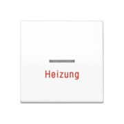 Wippe Aufs.Heizung/Notsch. für beleuchtb.Taster AS 591 HBF WW 