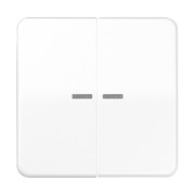 KNX RF Taster 2fach Duroplast, Serie CD 10921 ST WW 
