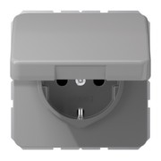 SCHUKO-Steckdose 16A 250V Klappdeckel CD 1520 BFKL GR 