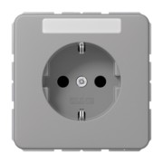 SCHUKO-Steckdose 16A 250V mit Schriftfeld CD 1520 BFNA GR 
