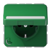 SCHUKO-Steckdose 16A 250V Klappdeckel CD 1520 BFNAKL GN 