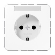 SCHUKO-Steckdose 16A 250V mit Schriftfeld CD 1520 BFNA WW 