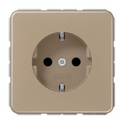 SCHUKO-Steckdose gold-bronze CD 1520 GB 