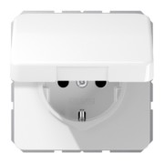 SCHUKO-Steckdose 16A 250V Klappdeckel CD 1520 NBFKL WW 