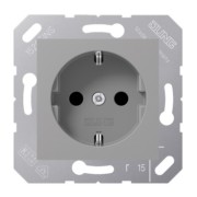 SCHUKO-Steckdose 16A 250V 50x50mm Klappdeckel CD 5120 BF GR 