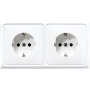 KK-SCHUKO-Steckdose 2-fach 16A 250V CD 522 BF 