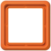 Rahmen 1-fach orange waage/senkrecht CD 581 WU O 