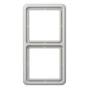 Rahmen 2-fach lgr waage/senkrecht CD 582 LG 