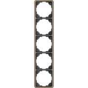 Rahmen 5-fach gold brz waage/senkrecht CD 585 GB 