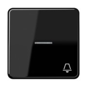 Wippe Symbol KLINGEL sw für beleuchtb.Taster CD 590 KO5K 
