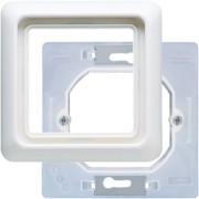 Rahmen 1-fach aws kompl.mit Flansch CD 681 WU WW 