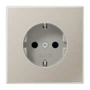 SCHUKO-Steckdose edelstahl ES 1520 