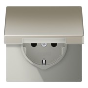 SCHUKO-Steckdose edelstahl ES 1520 KL 