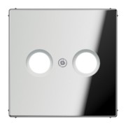 Abdeckung gl.chr für Antennendose GCR 2990 TV 