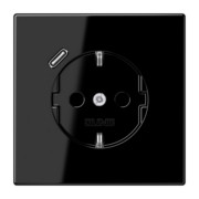 SCHUKO Steckdose mit USB Typ C LS 1520-18 SW 