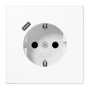 SCHUKO Steckdose mit USB Typ C LS 1520-18 WW 