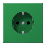 SCHUKO-Steckdose 16A 250V m.Berührungsschutz LS 1520 BFKI GN 