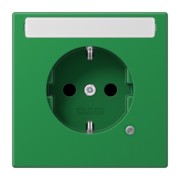SCHUKO-Steckdose 16A 250V m.Berührungsschutz LS 1520 BFNAKO GN 