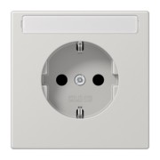 SCHUKO-Steckdose 16A 250V mit Schriftfeld LS 1520 NA LG 